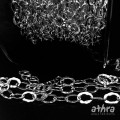 www_athra_pl_ CHAIN6X8,5 łańcuszek srebrny owale młotkowane
