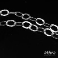 www_athra_pl_CHAIN6X8,5 łańcuszek srebrny owale młotkowane