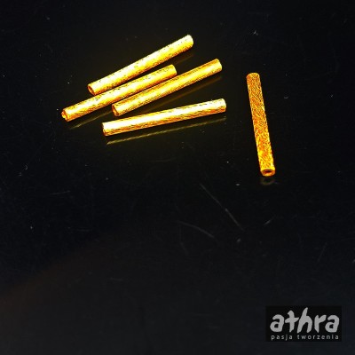 Rurka prosta satyna 2,0mm 2cm, RPS2X2/D