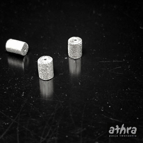 www_athra_pl_WS8X6 walec srebrny satynowy długość 8mm