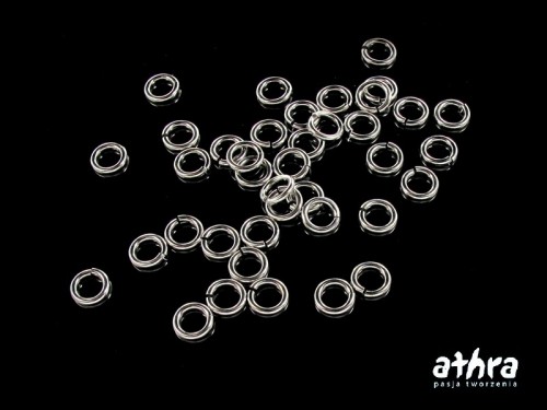 www_athra_pl_półfabrykat Ag, element do łączenia, kółko cięte 3,5 mm, próba 925