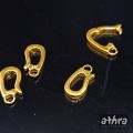 www_athra_pl_Z18X15G/D  zapięcie na zatrzask srebrne pozłacane