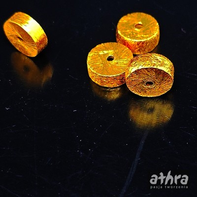 Walec satyna pozłacany 3x8mm, WS3x8/D
