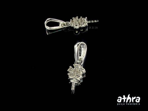 www_athra_pl_KRC20  srebrna zawieszka do wisiorka z cyrkoniami próba ag 925