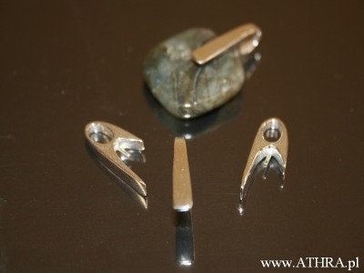 Zawieszka do wisiora gładka duża odlewana, ZWB2857