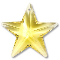 6714 Light topaz 28mm gwiazdka (1 sztuka)