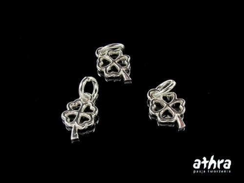 www_athra_pl_ ZL201 półfabrykaty ag próba 925 zawieszka koniczynka