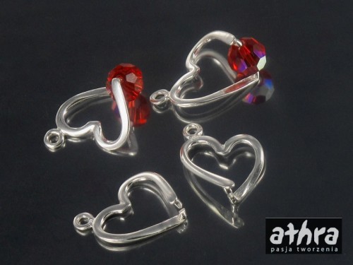 www_athra_pl_ BK14 baza kolczyka lub wisiorka pod kryształ Swarovskiego Ag 925