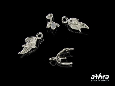 Zawieszka listek z bolcem, ZWB151