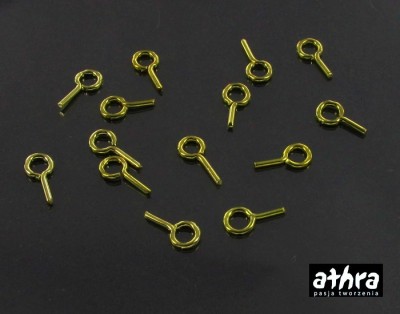 Zawieszka haczyk, pozłacana, SM4296/D