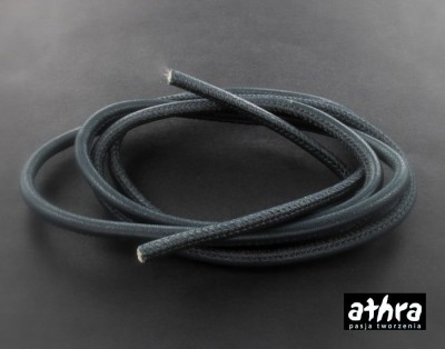 Rzemień naturalny 4,0 mm, NAVY BLUE