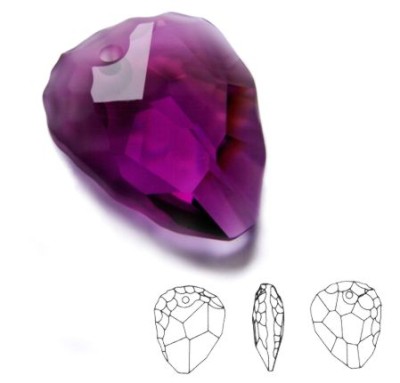 6190 Ametyst 23mm Rock (1 sztuka)