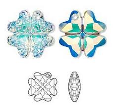 6764 AB 19mm koniczynka ( 1 sztuka)