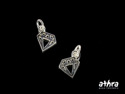 Zawieszka, diament mały, ZL160