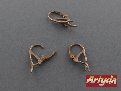 Bigle z mosiądzu do kryształków Swarovskiego, KZ39/M