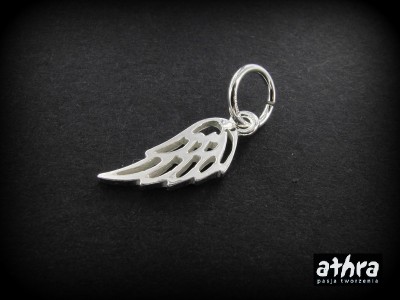 Zawieszka srebrna, skrzydło ZL268