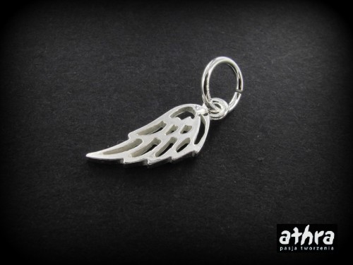 zawieszka srebrna skrzydło próba 925