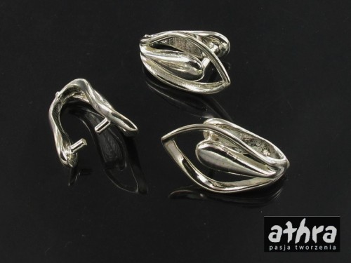 www_athra_pl_ZS1039 zawieszka do kryształów swarovskiego listki Ag 925