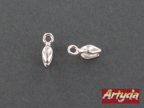 sm1517/S zawieszka do wisiora odlewana produkty z mosiądzu posrebrzane