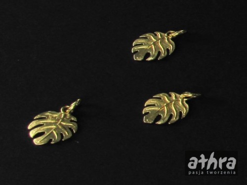 www_athra_pl_przekładka srebrna pozłacana MONSTERA