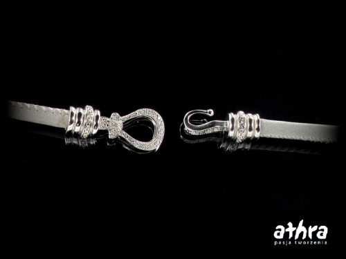 www_athra_pl_KDRO37-48/R Srebrne zapięcie do wklejania z cyrkoniami, rodowane