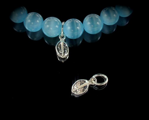 www_athra_pl_ZL3 srebrna zawieszka ziarno kawy