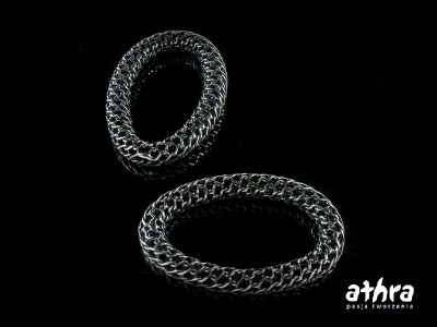 Owal siatka 31x21mm, oksydowany, SIATKA260/O