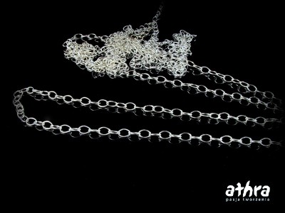 Łańcuszek, owale gładkie, CAOV232