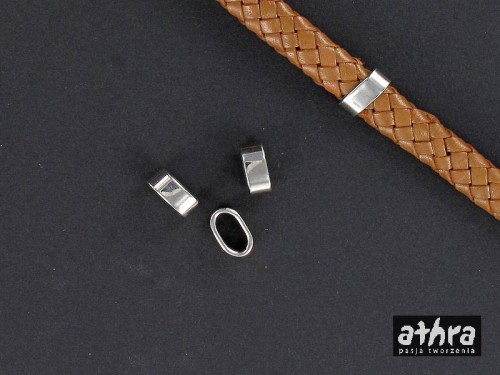 przekładka ze stali chirurgicznej na płaski rzemień lub kauczuk 10 mm
