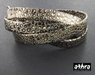 Rzemień naturalny, SNAKE BRONZE