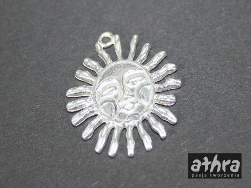www_athra_pl_SUN28 zawieszka srebrna słońce