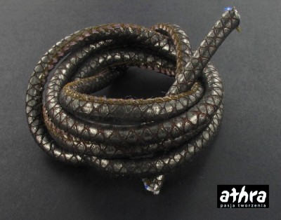 Rzemień naturalny 4,0 mm, DARK BROWN