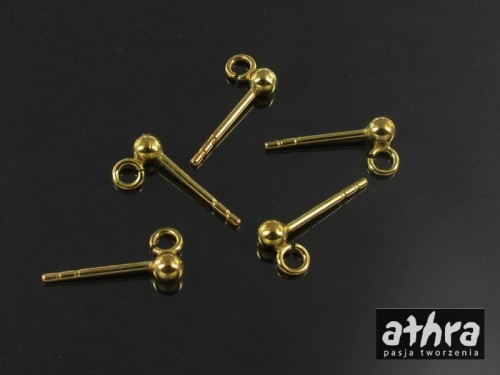 www_athra_pl_SZT3/D sztyft z kulką 3 mm pozłacany