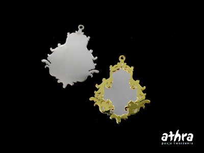 Lusterko z laserowo wycinanymi elementami, KC808/041/R