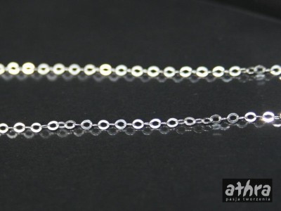 Łańcuszek srebrny, OVAL0,9X1,90