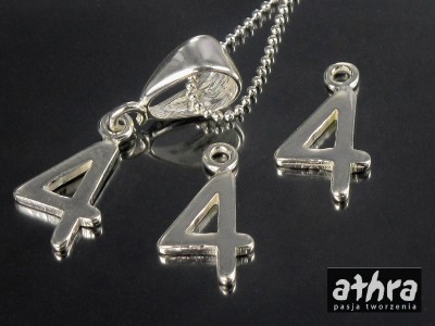 Zawieszka cyferka "4", CYF4