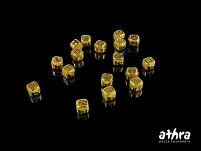 Przekładka kostka 3,3mm, pozłacana, CBRSKRG/D