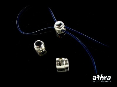 Zapięcie srebrne, stoper do łańcuszka, CAC249/8/2