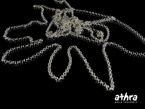 półfabrykaty srebrne próba 925 łańcuszek drobne kółeczka