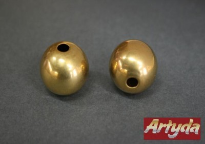 Kulka gładka  z mosiądzu  18mm, KUL18/M