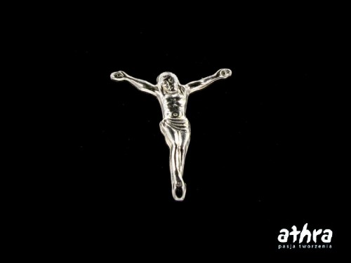 www_athra_pl_JE11 półfabrykaty srebrne, wizerunek Jezusa do naklejenia na krzyżu