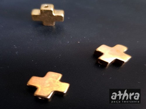 www_athra_pl_TR4/D krzyżyk pozłacany do bransoletki przekładka