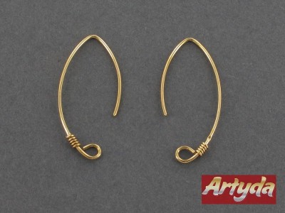 Bigle z mosiądzu "rybka" ze sprężynką, RYBS/M