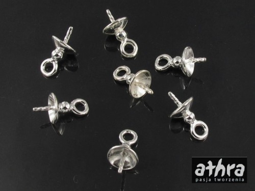 www_athra_pl_CZAP6 srebrna zawieszka pod kulkę 6mm próba ag 925