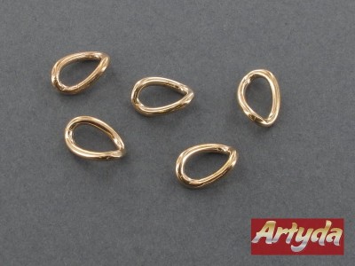 Owal wygięty, lutowany 11x8mm, OL11/M