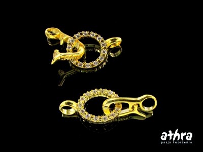 Zapięcie pozłacane do korali, SVAG23/D