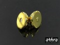 www_athra_pl_MAG11/D zapięcie  srebrne magnetyczne pozłacane gładka kulka 11mm