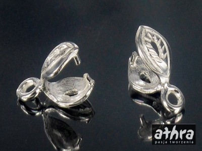 Zawieszka do kryształów Swarovskiego,listek, ZS154