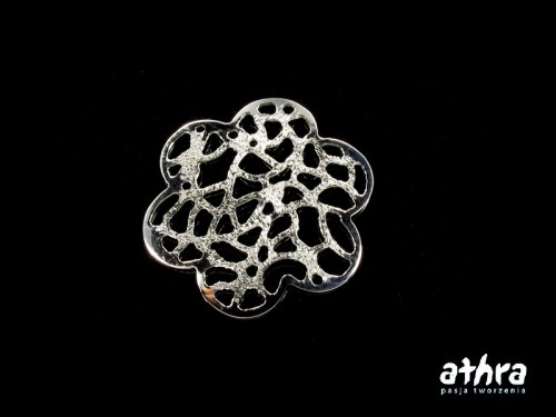 www_athra_pl_OR1705/R zawieszka laserowo wycinana kwiat rodowana