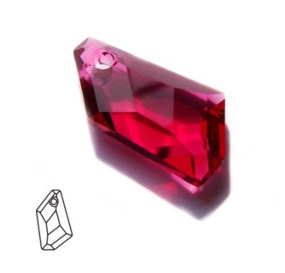 6670 Ruby 24mm De-Art (1 sztuka)